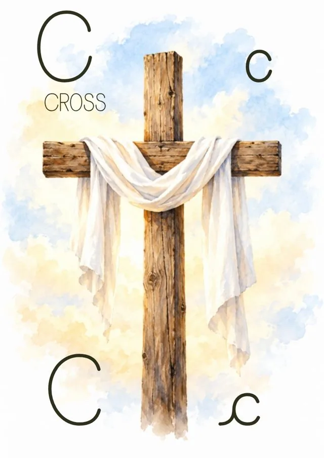 C is for Cross card