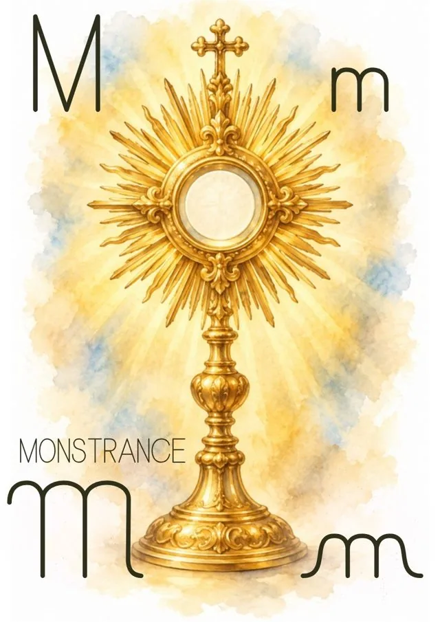 M is for Monstrance